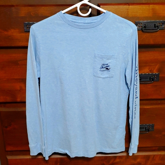 Vineyard Vines Merry Christmas Pocket T-shirt - Picture 5 of 9